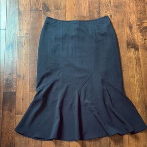 Black Skirt with Ruffle Size 14